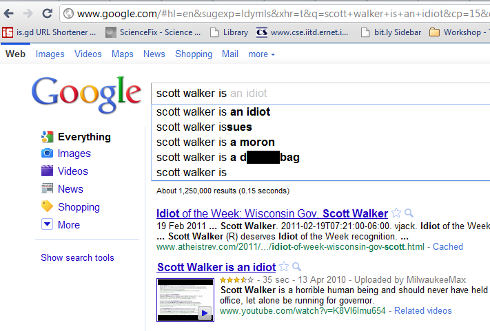 Scott Walker is an idiot