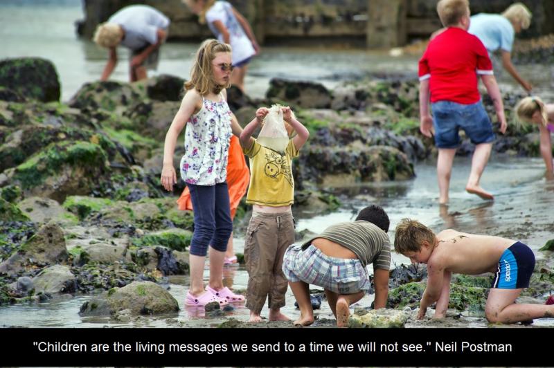 Children are the living messages we send to a time we will not see. Neil Postman