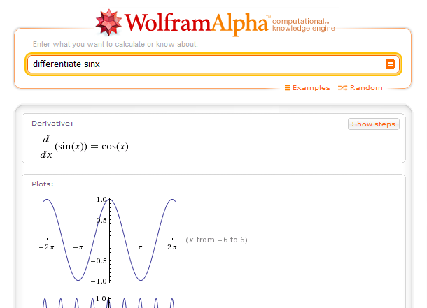 wolfram alpha mathematics