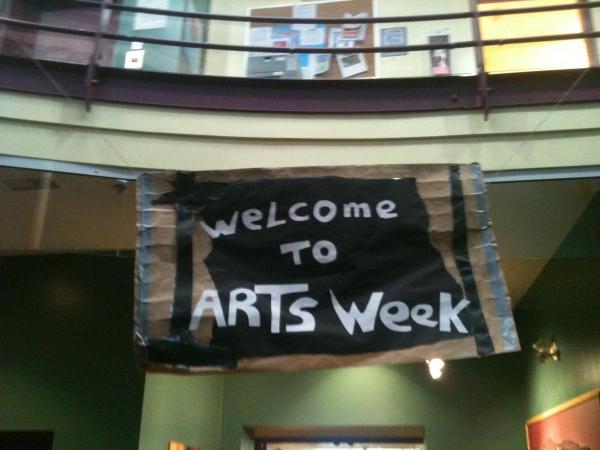 Arts week poster