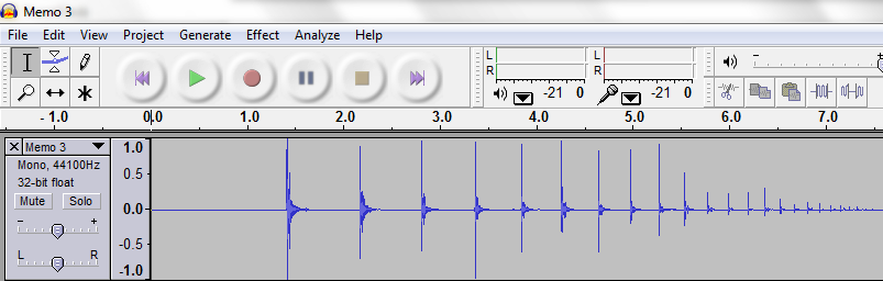 Audacity editing