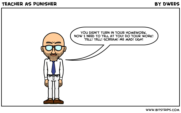 Teacher as punisher
